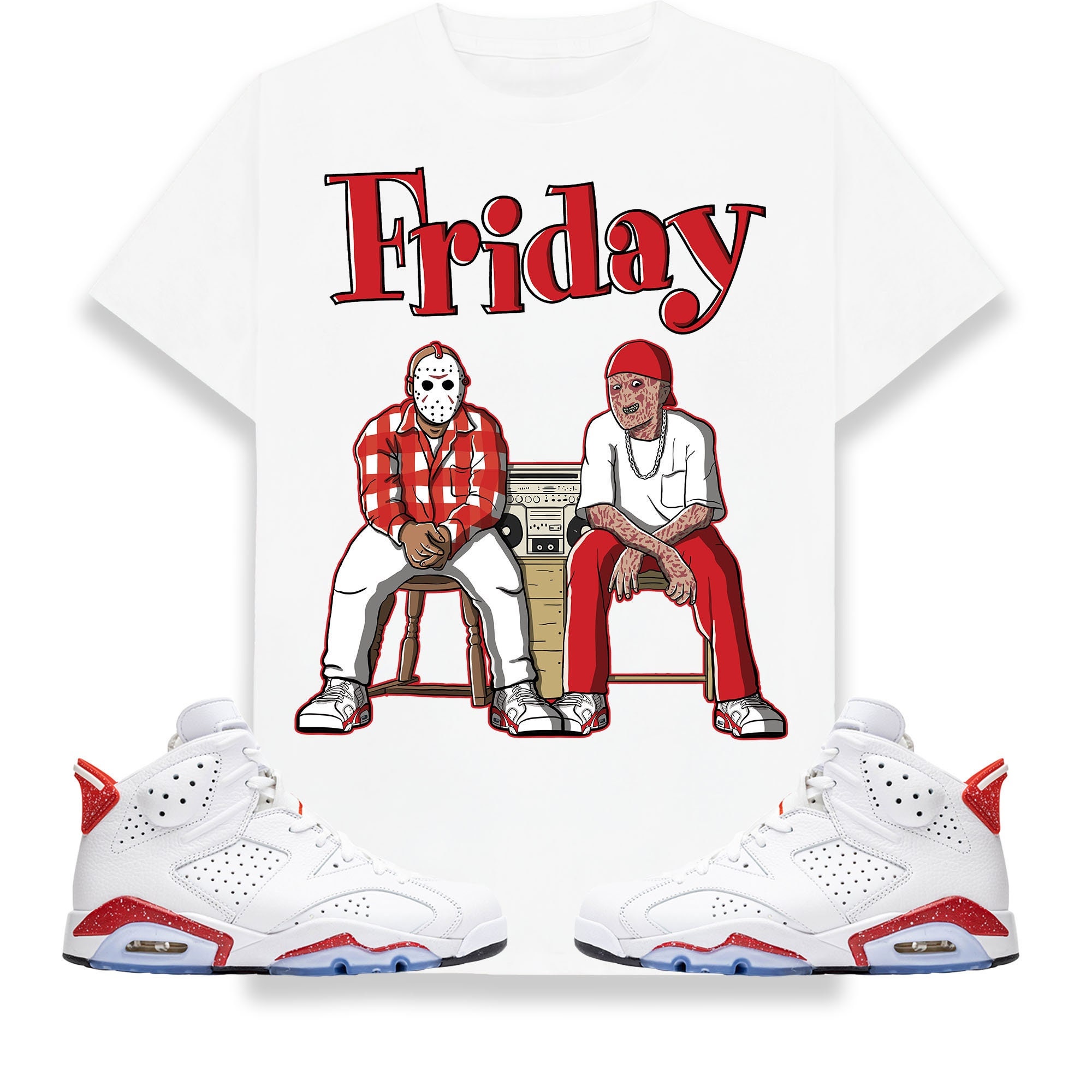  Shirt to Match AJ6 Raging Red 2023, 6s Retro Raging Red Sneaker  Matching Trust No Body Baseball Jacket, Gift for Sneakerhead : Clothing,  Shoes & Jewelry