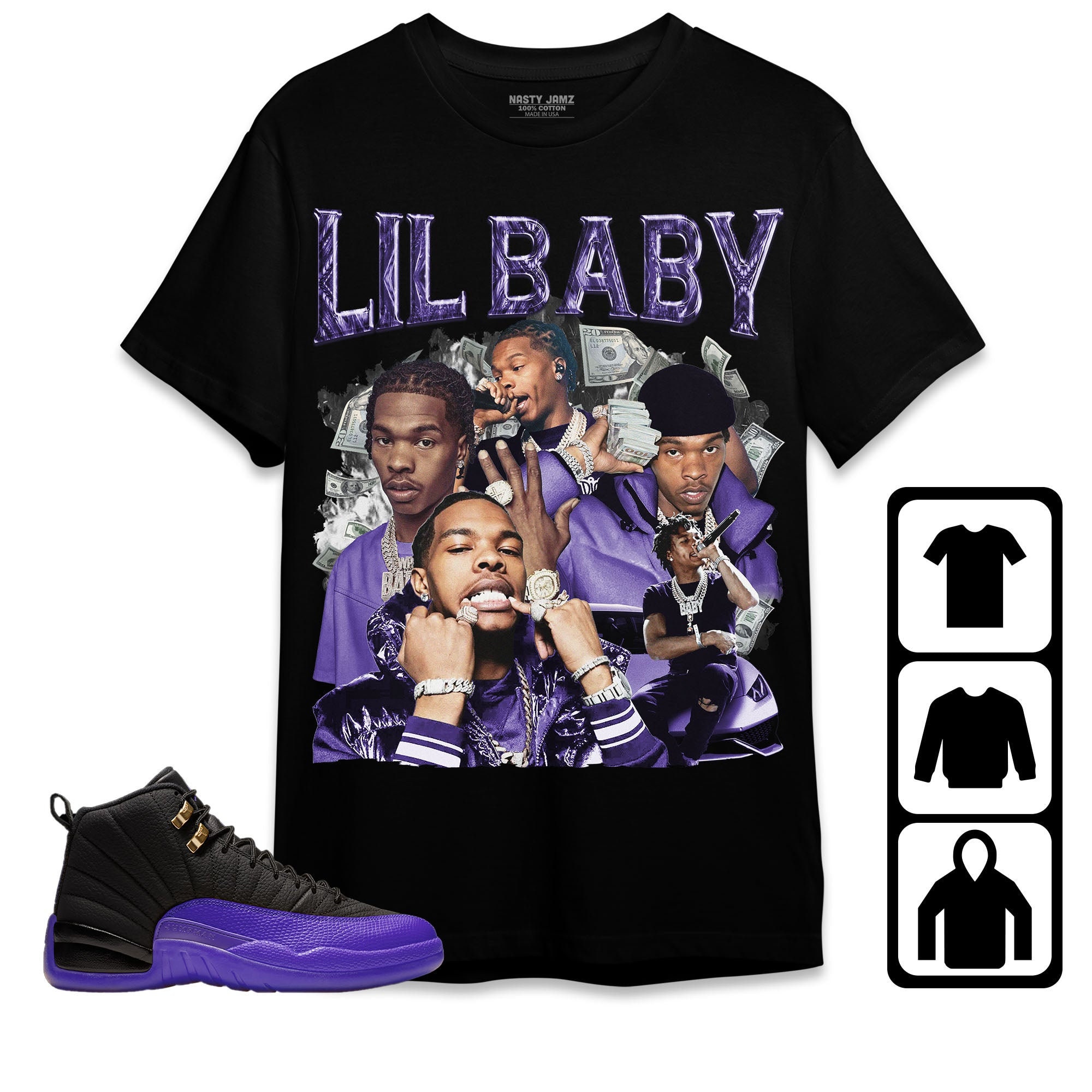 jordan purple shirts