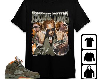 Jordan 5 Olive Unisex Shirt, Kid, Toddler, Sweatshirt, Hoodie, Young Thg VT, Shirt To Match Sneaker