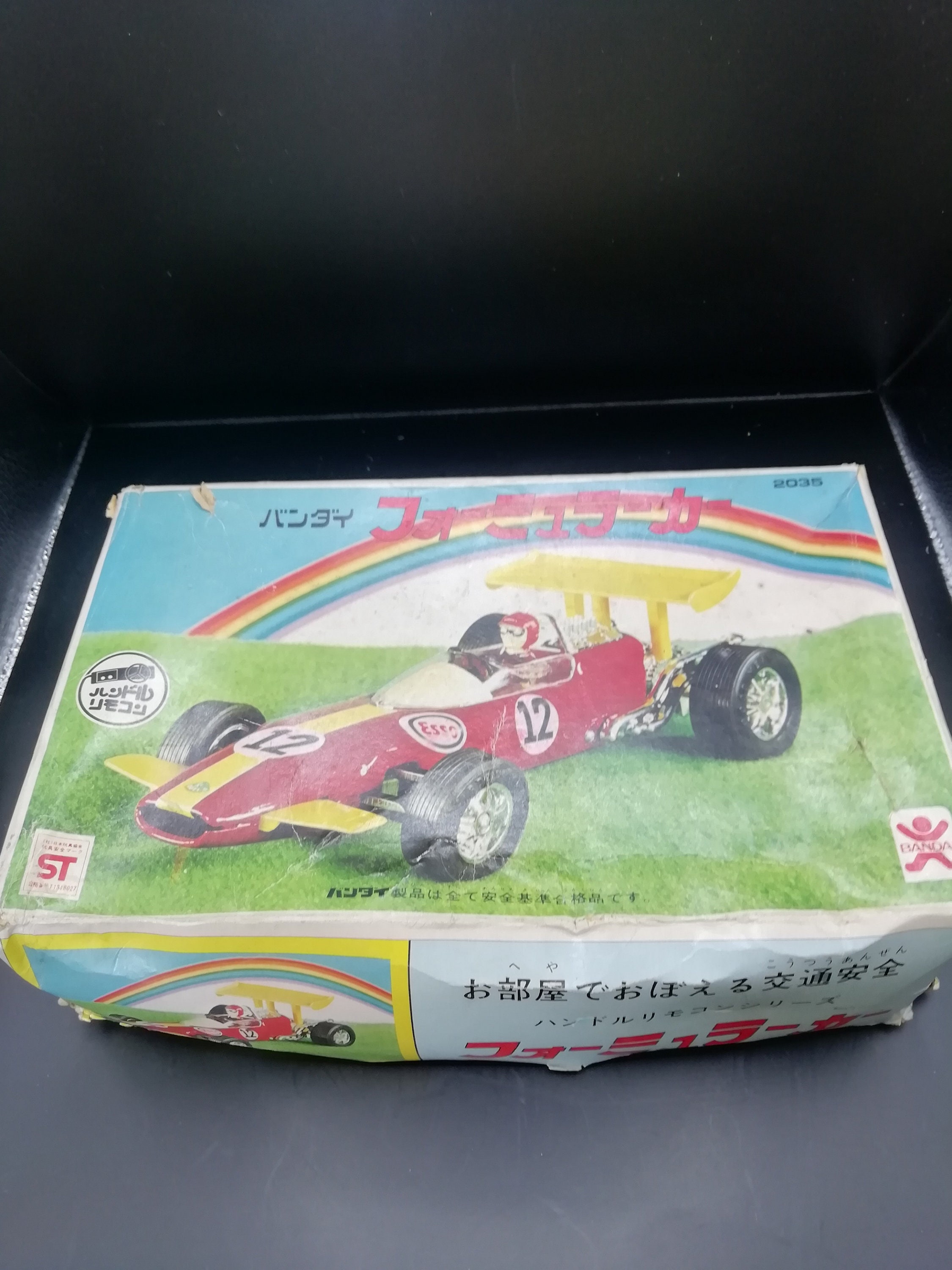 Vintage 60s Original Tin Metal B/O Bandai F1 Lotus Racing