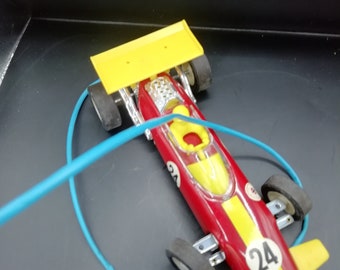 Vintage 60s Original Tin Metal B/O Bandai F1 Lotus Racing