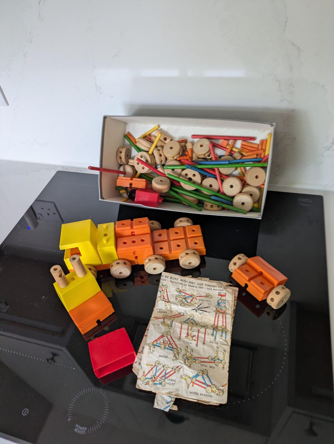 Tinker Toy Computer Vintage Tinkertoy Set With Some Instructions - Etsy