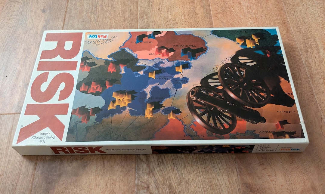 Vintage Risk Board Game Complete With Instructions 1985 Edition - Etsy