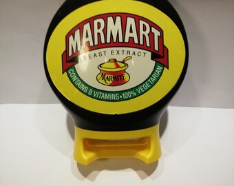 Vintage Marmite Squeezy Jar Themen große Brotdose Aufbewahrungsbox Waren mit Inhalt