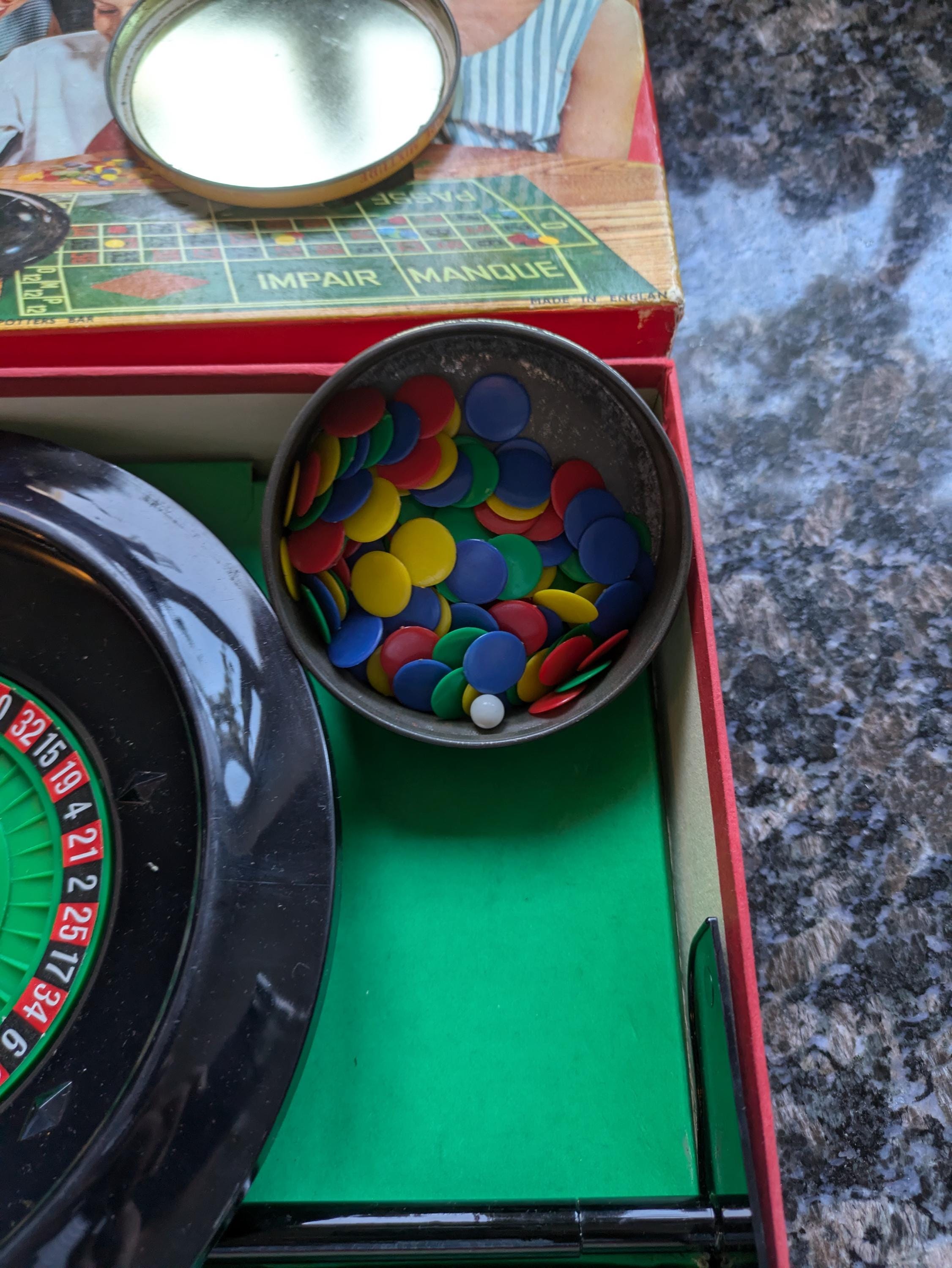 Merit Roulette Set Vintage