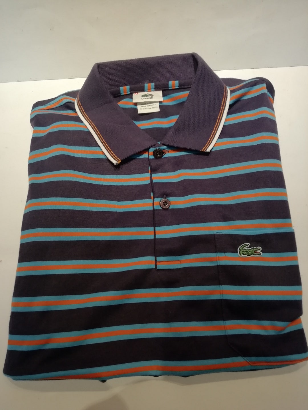 Vintage 1992 Lacoste Short Sleeve Polo Shirt RN87651-CA16988 - Etsy