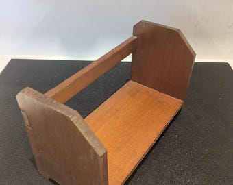 Vintage solid wood book shelf