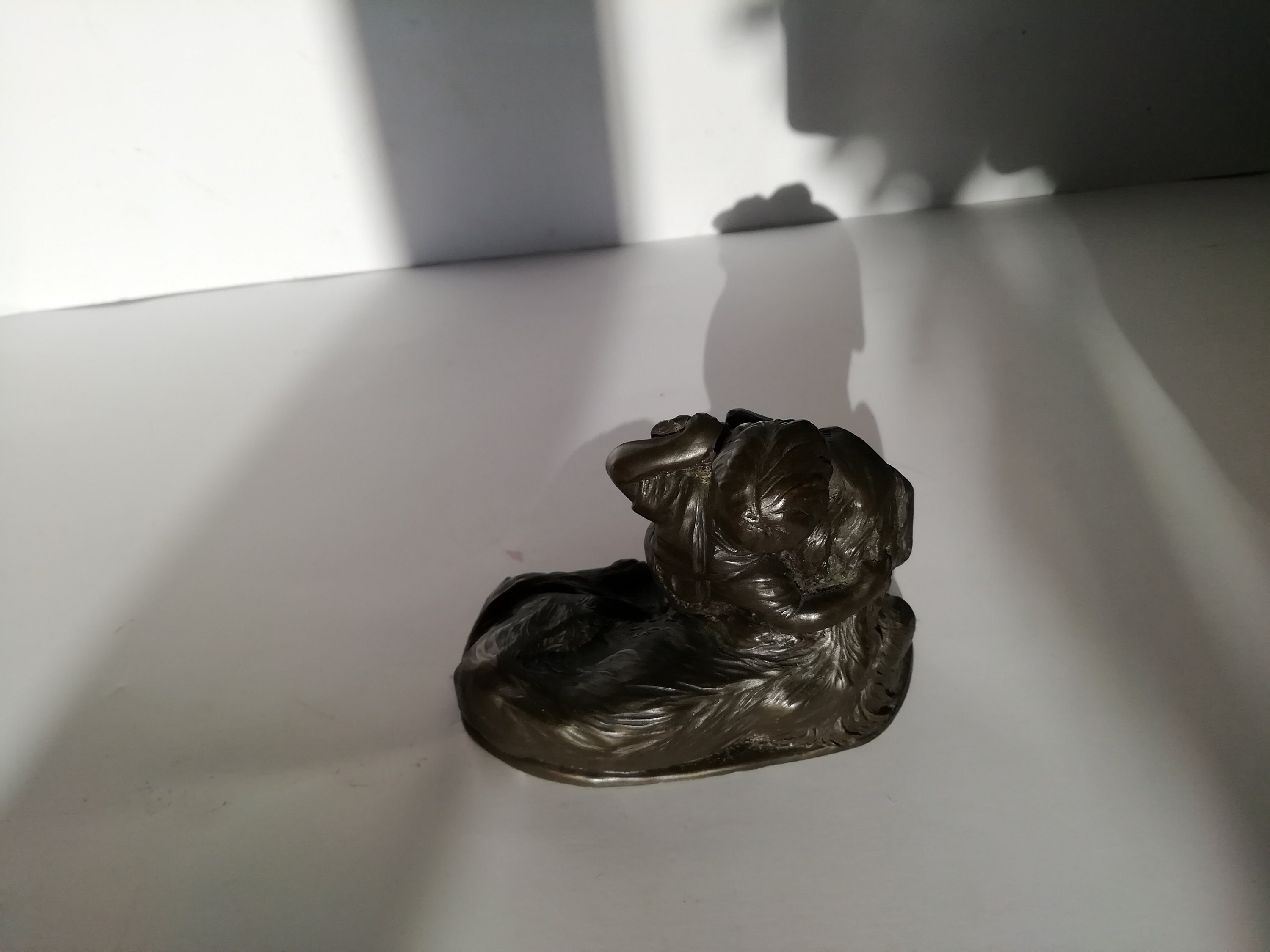 Bronze Figurine From Menton Manor of Boy With Dog Etsy UK