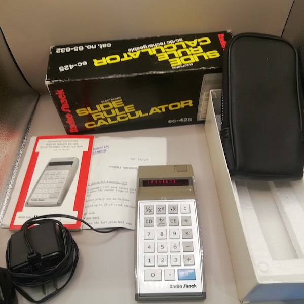 Radio Shack Calculator Etsy Australia