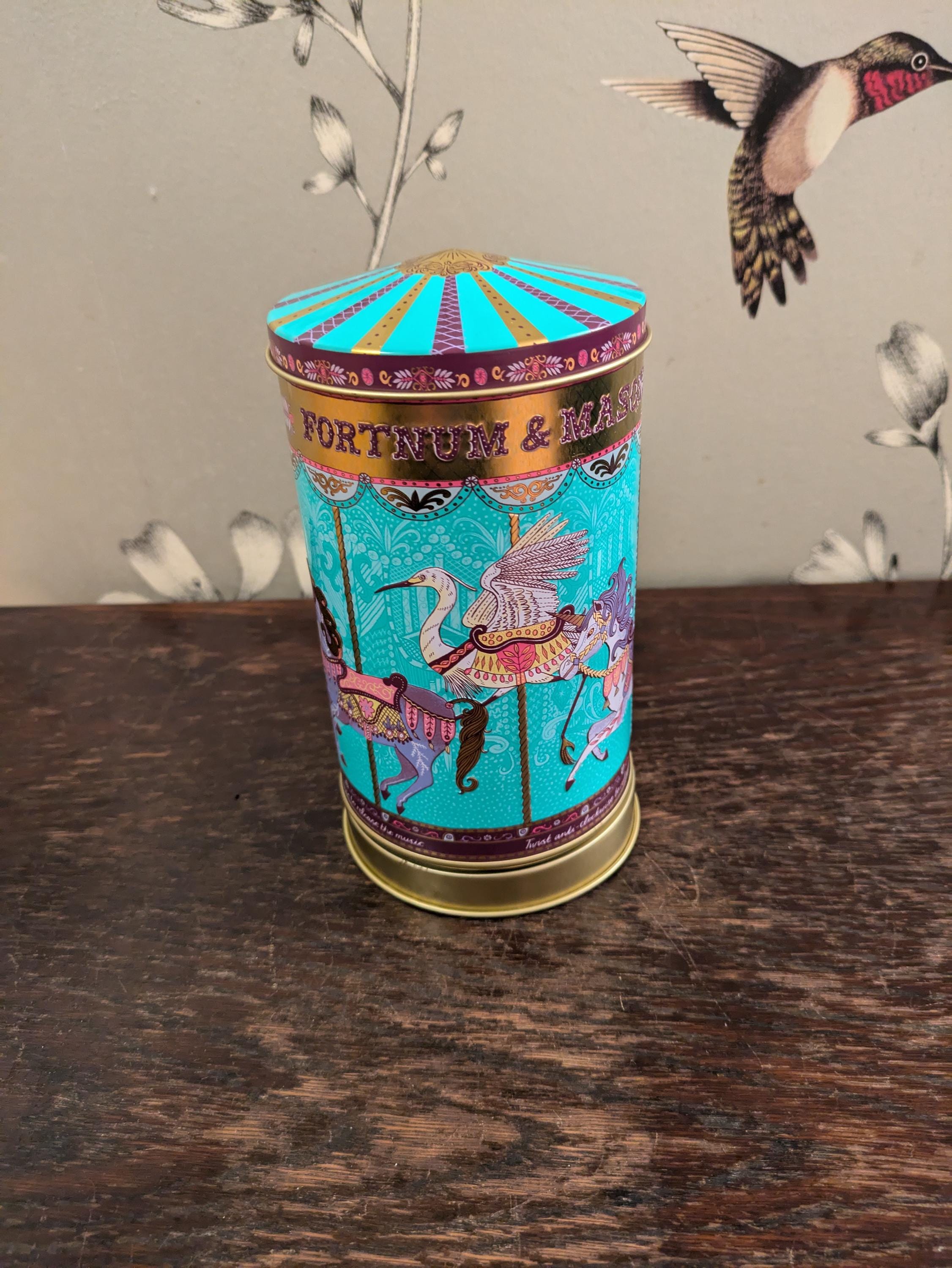 Fortnum & Mason Merry Go Round Carousel Themed Revolving Empty