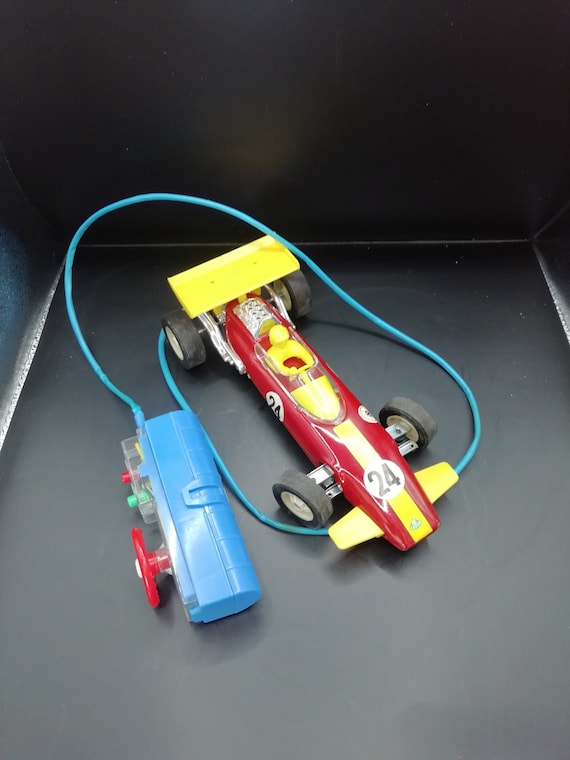 Vintage 60s Original Tin Metal B O Bandai F1 Lotus Racing Car Toy Japan Fuuly Orking Etsy