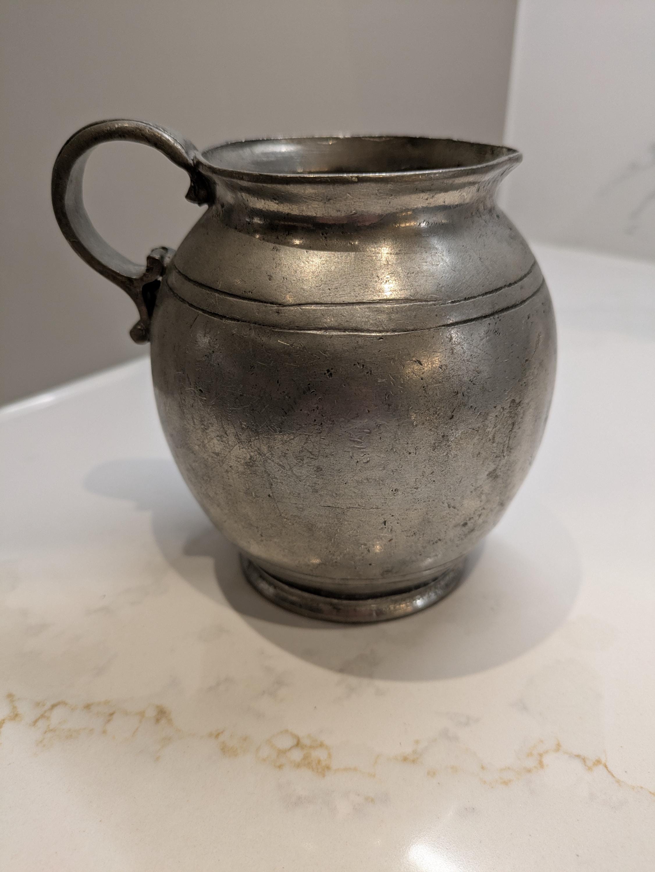 Vintage Etain Zinn Pewter Mid Century Milk Jug - Etsy