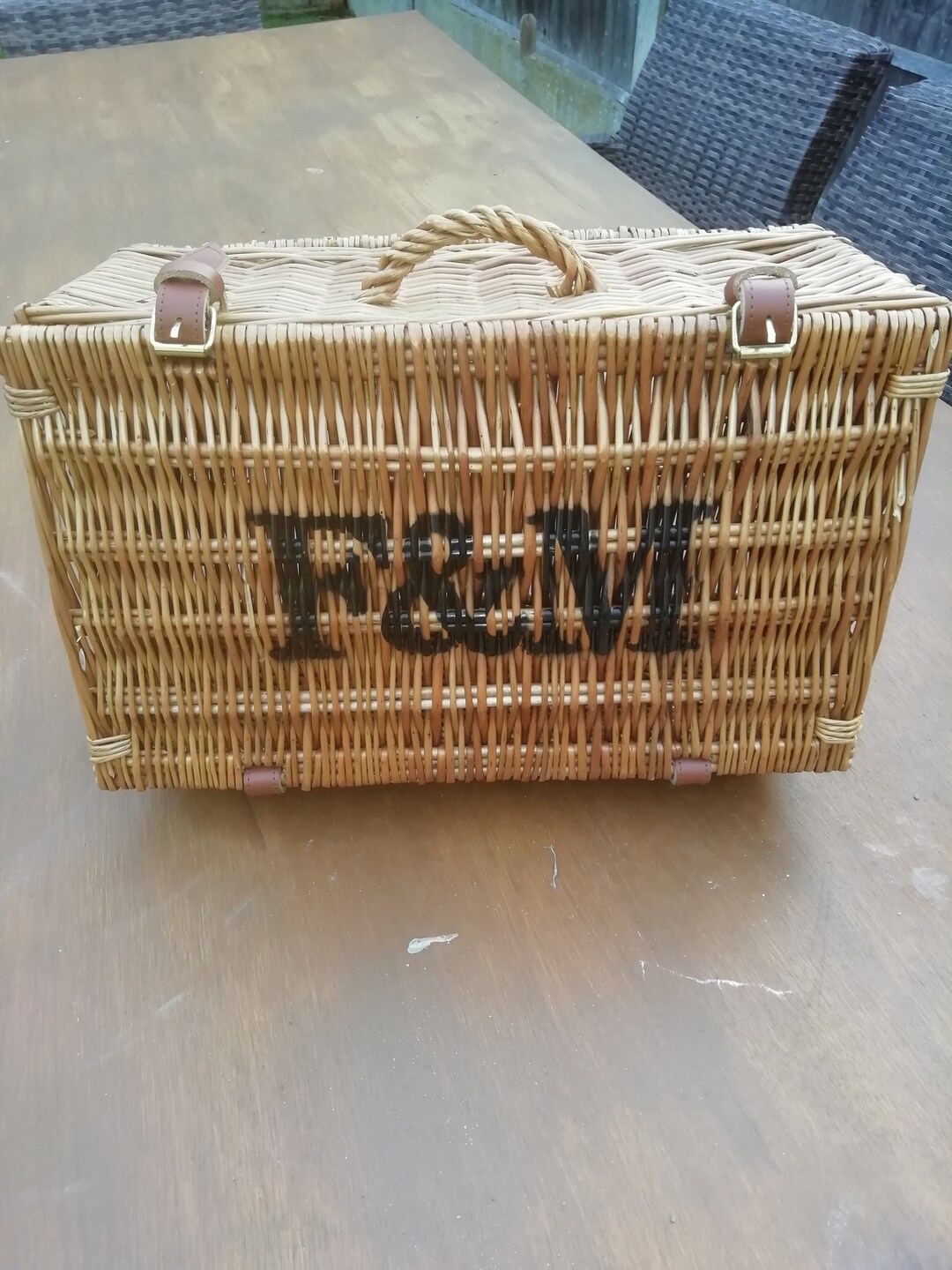 Vintage Fortnums & Masons Empty Wicker Hamper 17 X Etsy UK