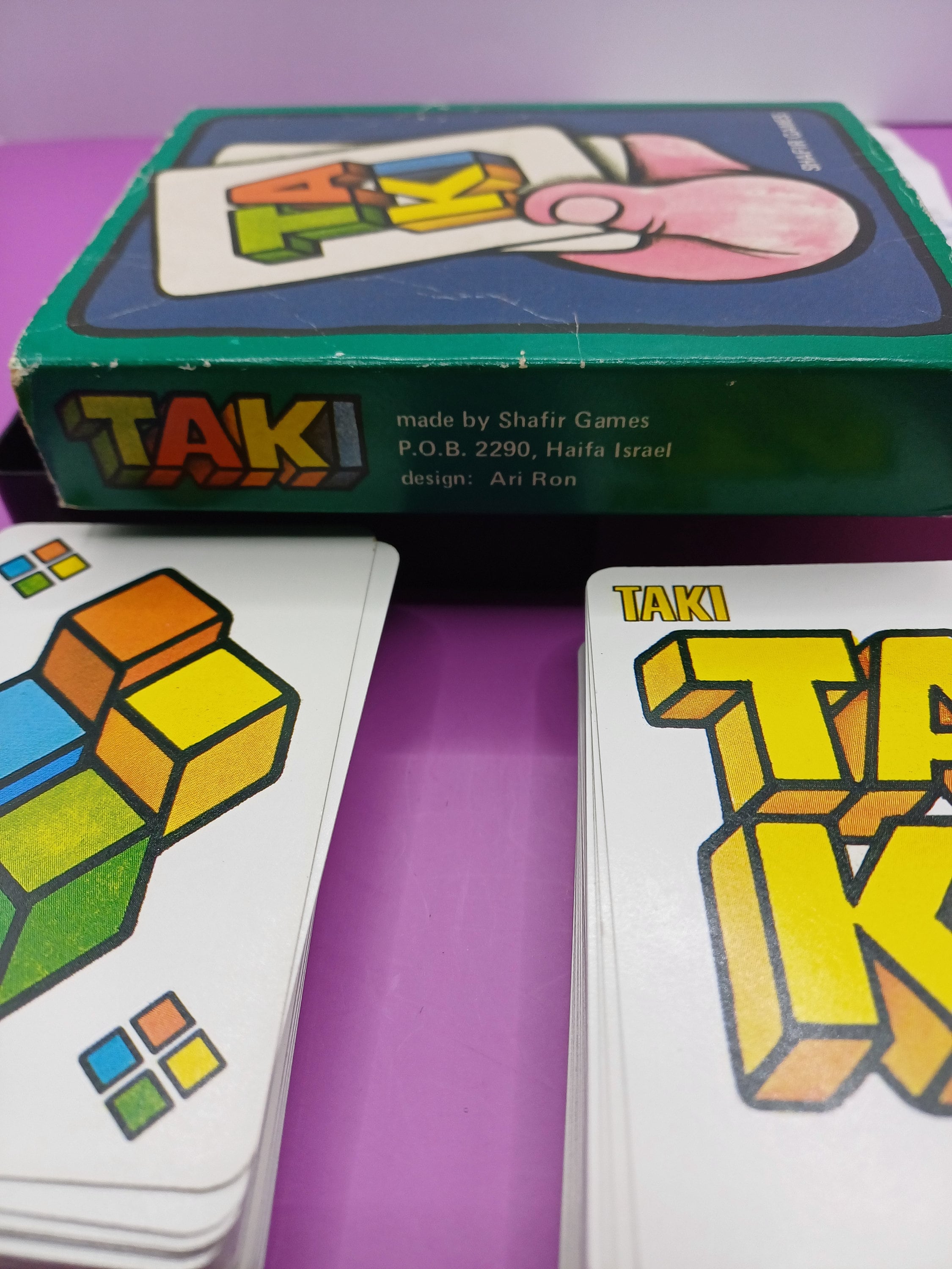 Very Rare Vintage TAKI Card Game From 1983 Complete In Good Condition