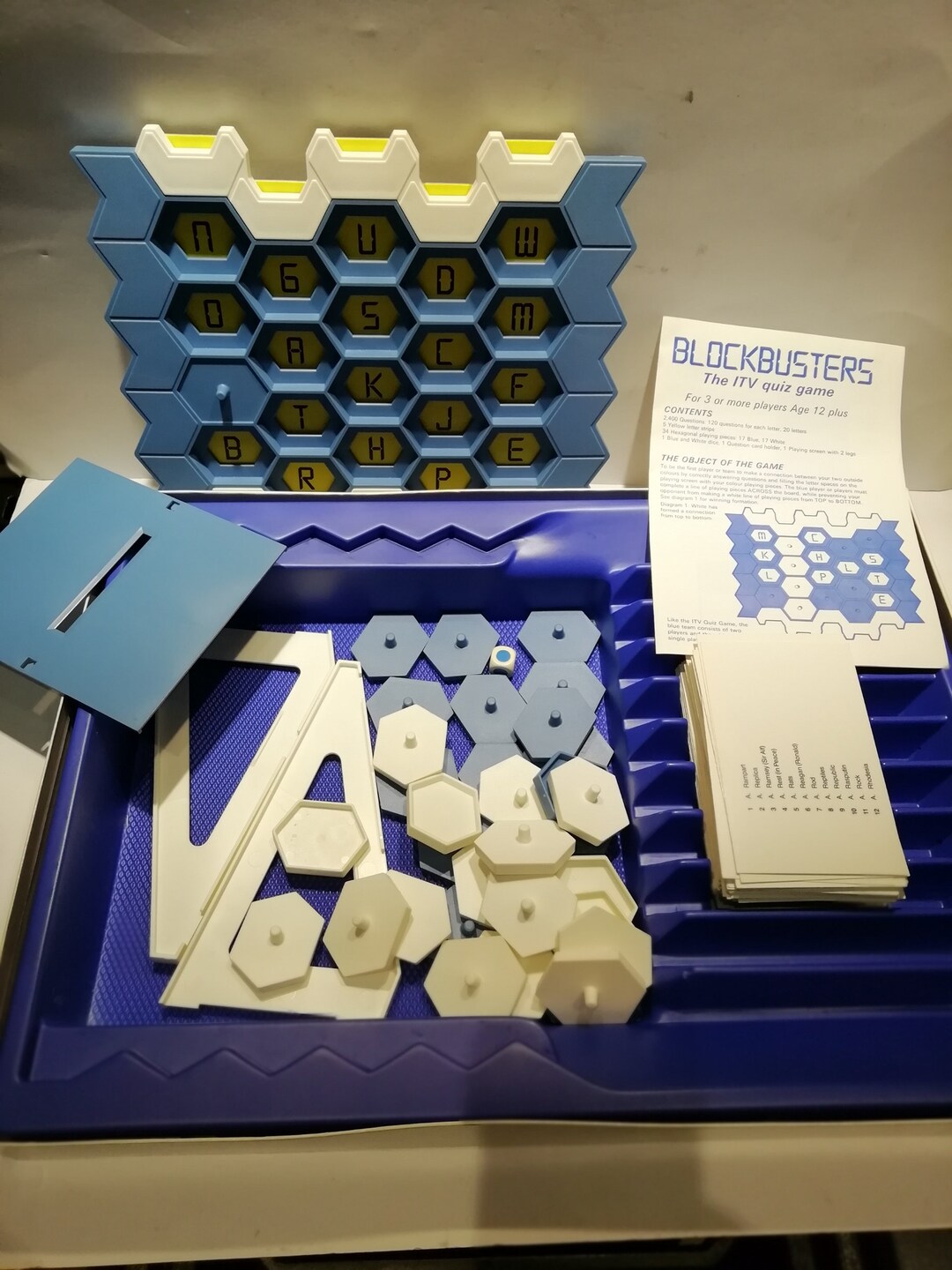 Vintage 1982 Blockbusters Board Game Complete in Original Etsy