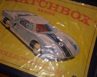 Vintage 1966 Official Matchbox Collectors Case No. #41 in Blue