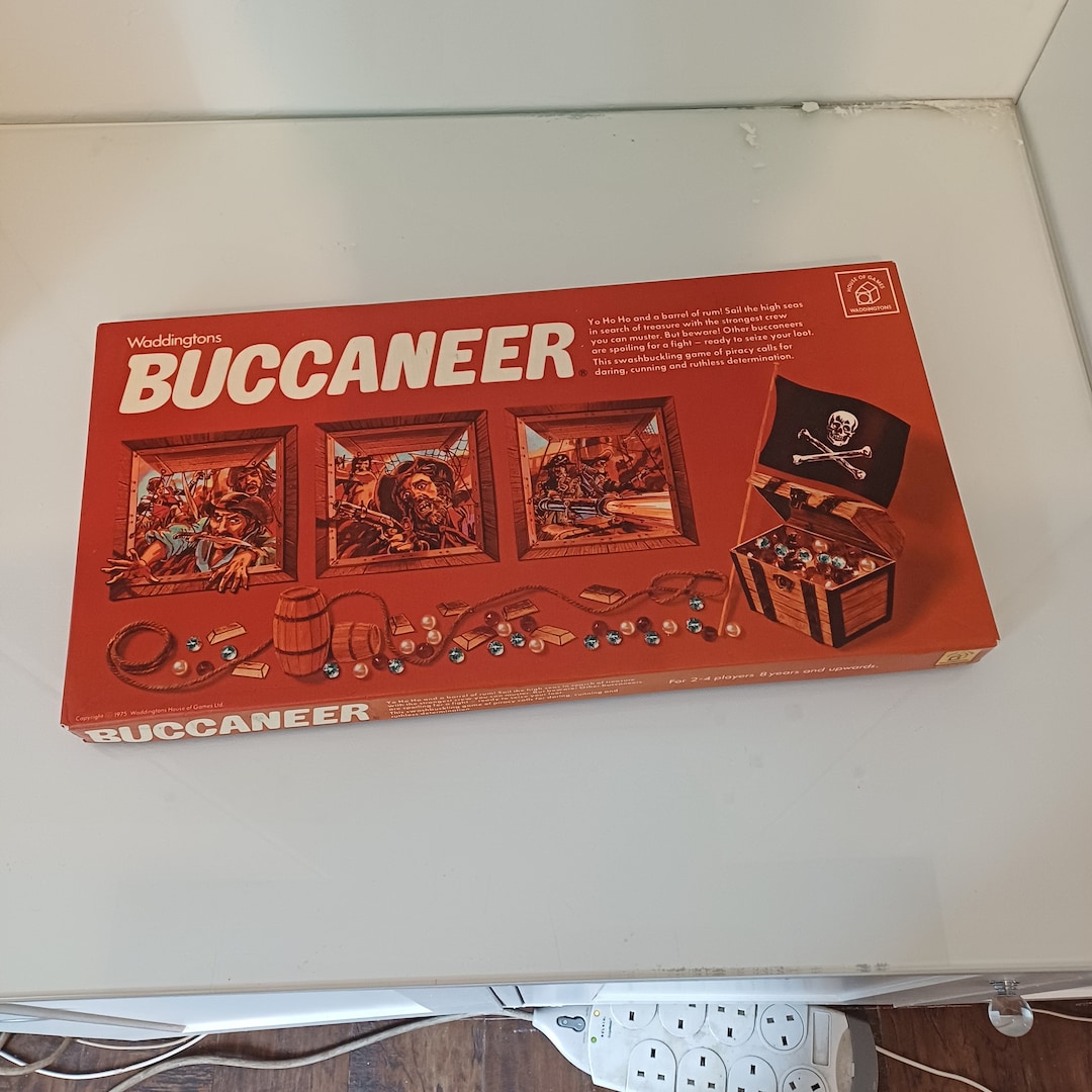 Waddington Buccaneer Vintage Original 1976 Board Game Complete Near ...