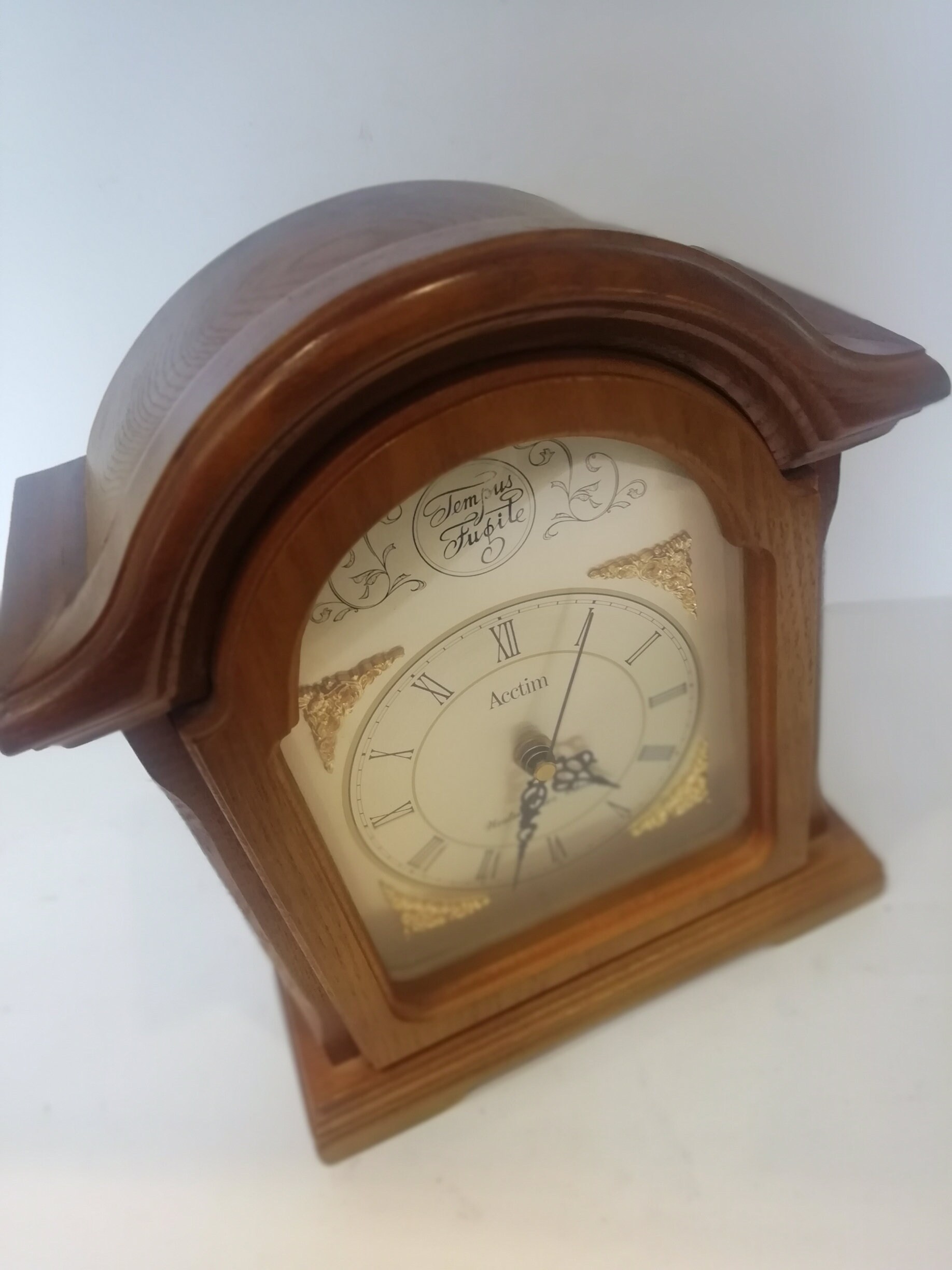 Acctim Westminster Chime Tempus Fugit Mantle Clock Quartz Etsy UK