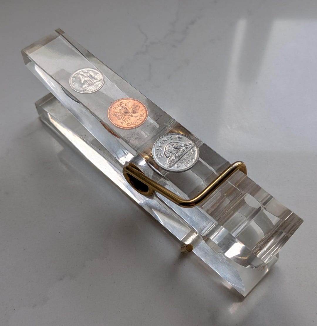 Novelty Coin Themed Lucite Large Clothes Peg - Etsy