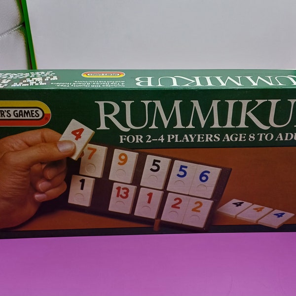 Rummikub - Vintage Game by Spears Games - 1983 - 100% Complete- Parts made in Israel