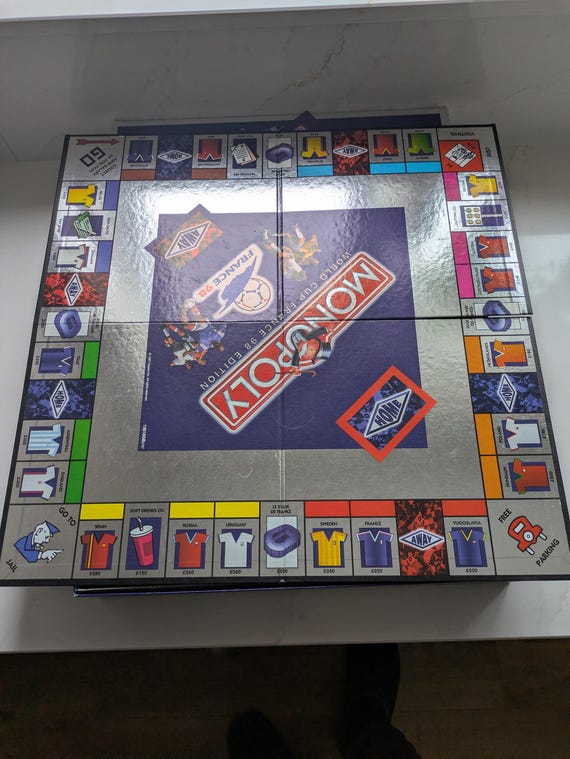 Vintage France 98 World Cup Monopoly Game. - Etsy