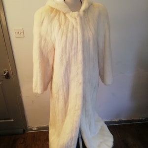 White Mink Coat Etsy UK