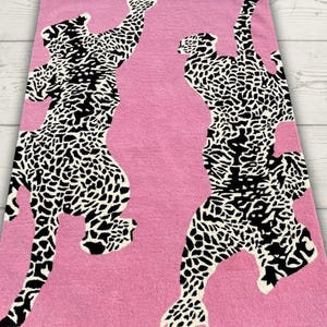 Leopard Handtufted Rug Handmade Carpets for bedroom and living room area carpet runner rug Handtufted wool rug 8x10, 9x12 rug handwoven