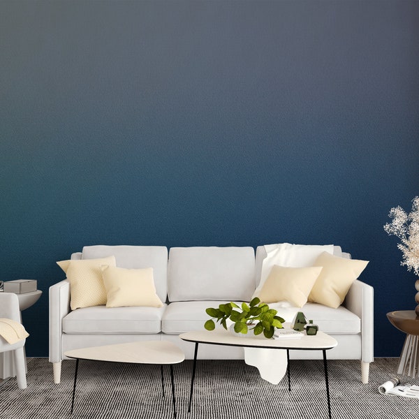 Calm Aesthetic Ombre Wallpaper - Dusty Pale Purple, Blue, Green, Teal, Brown, and Gray Gradient Design