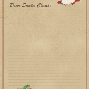 Carta Papá Noel