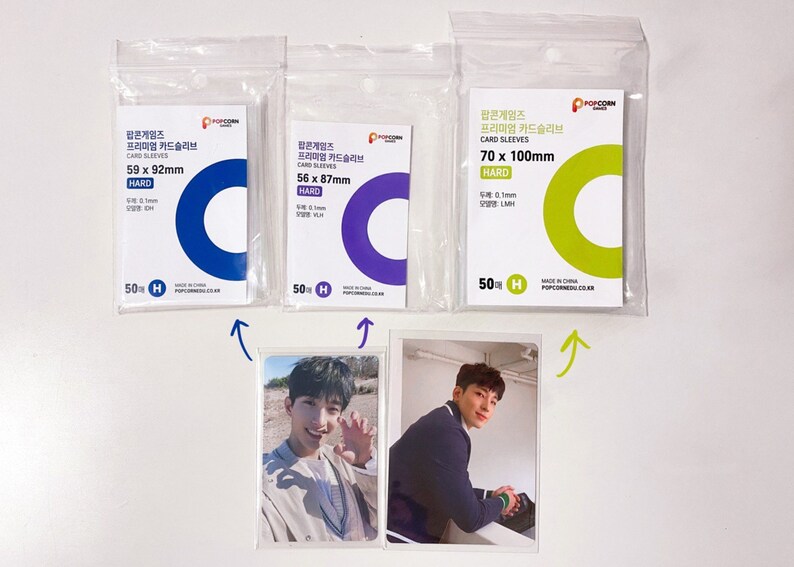 POPCORN SLEEVES KPOP Photocard Sleeves Etsy