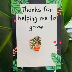 SALE!!!  Monstera Plant Enamel Pin