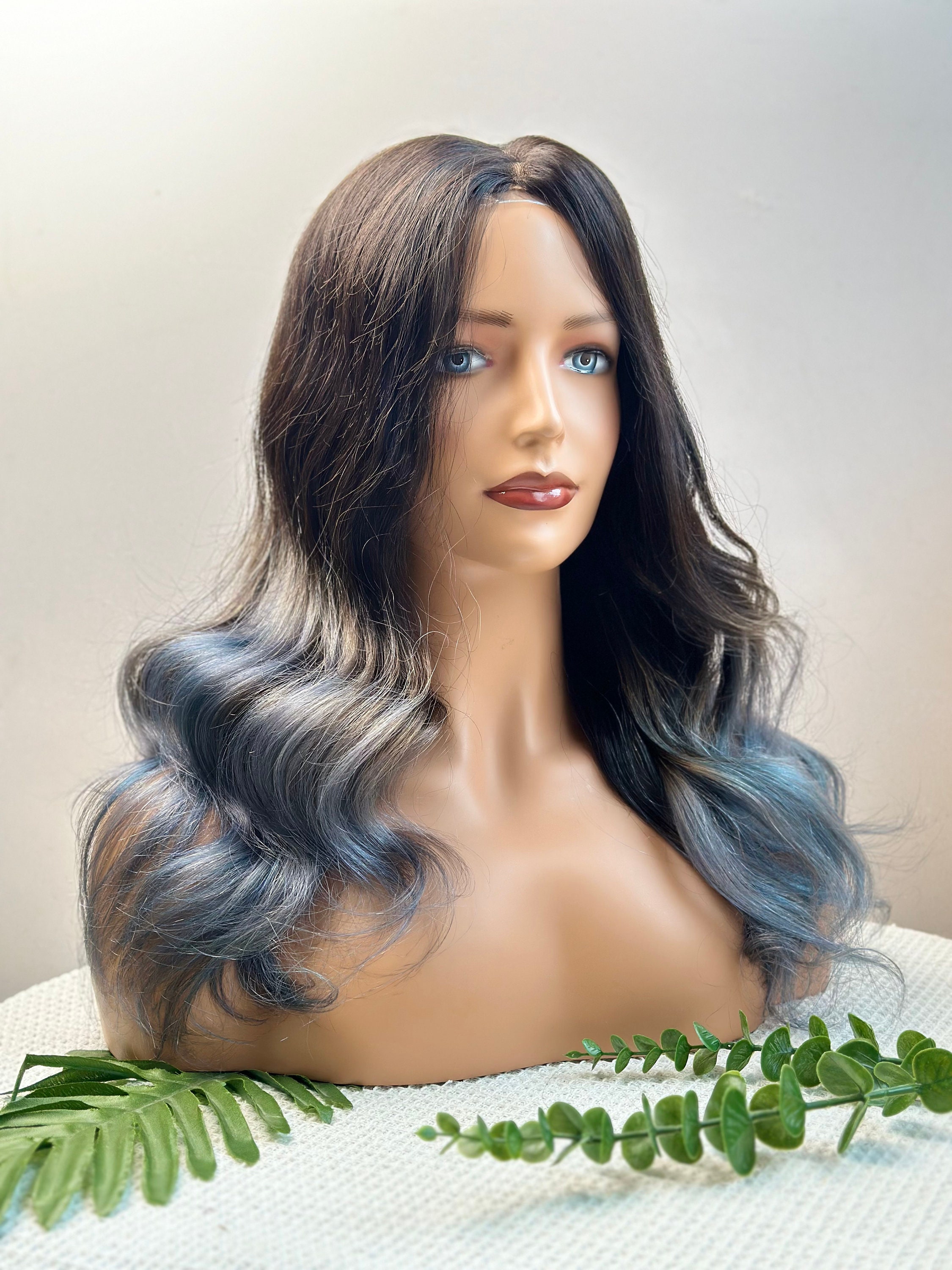 Remy Blue Human Hair - Etsy