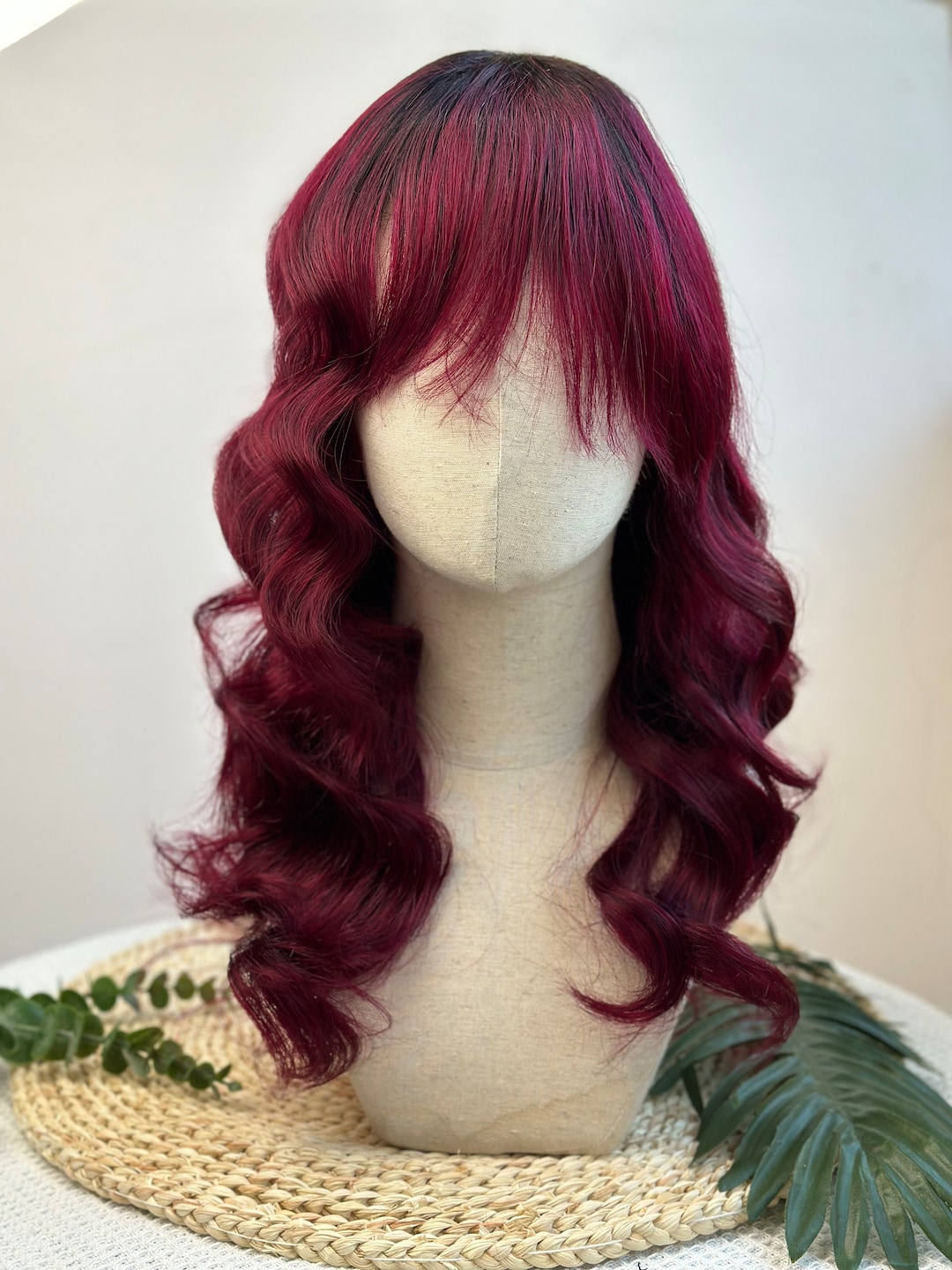 Burgundy Wig