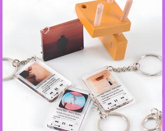 Custom Album Keychain | Custom Song Keychain | Spot Keychain | Couple keychains | Album Keychain | Keychain Song Album | Music Teacher Gift