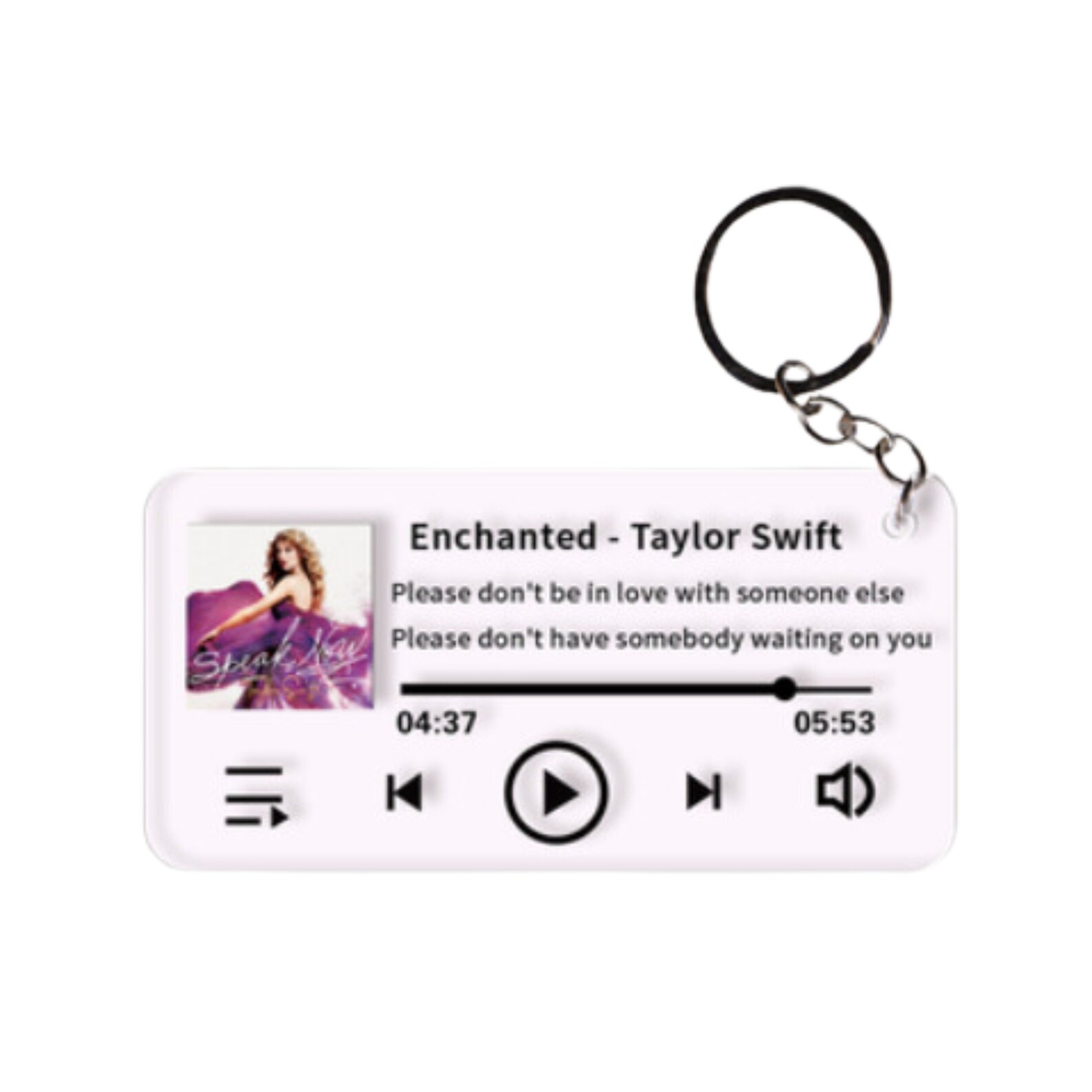Custom Taylor Swift Key Chain Taylor Swiftie Merch Song Etsy