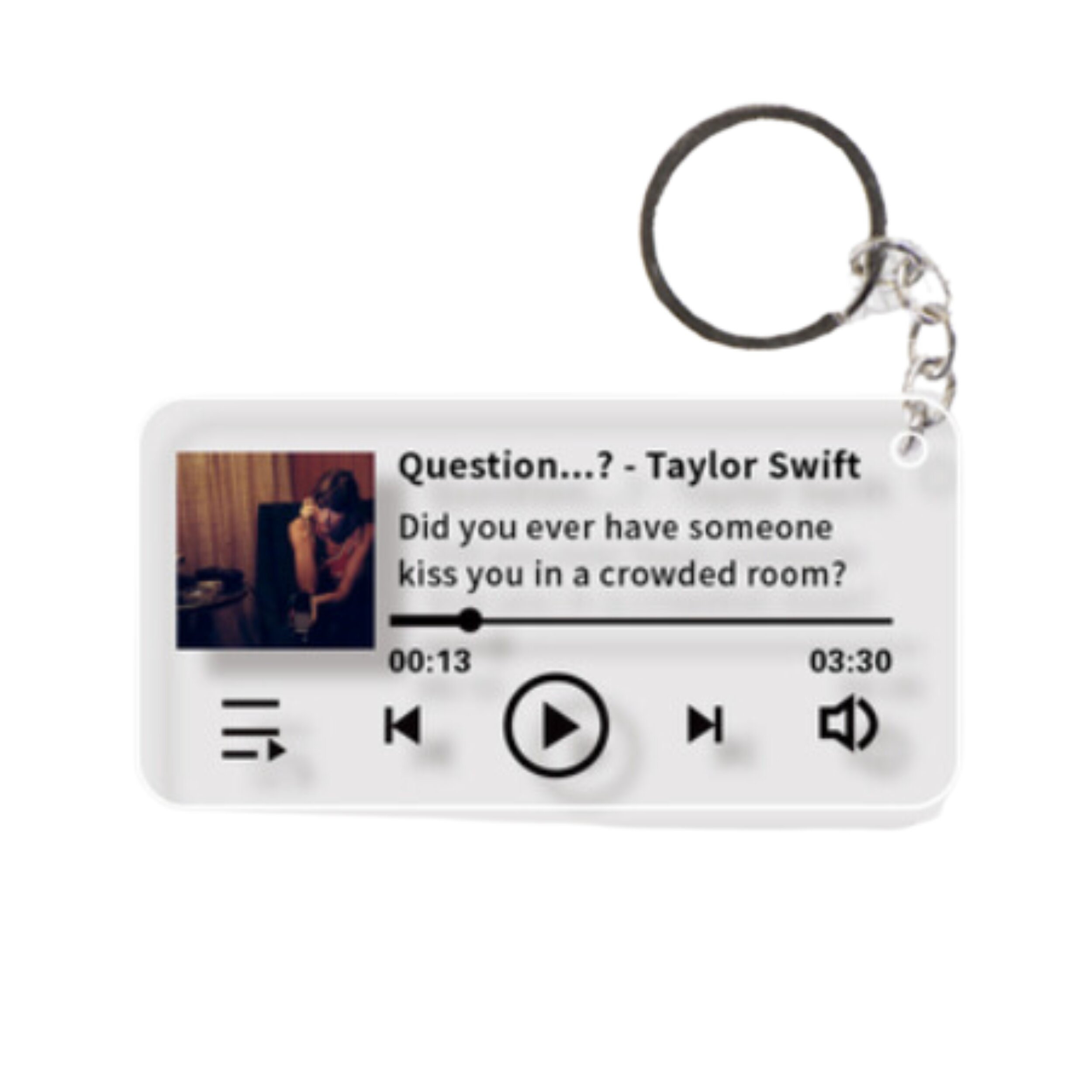Custom Taylor Swift Key Chain Taylor Swiftie Merch Song Etsy