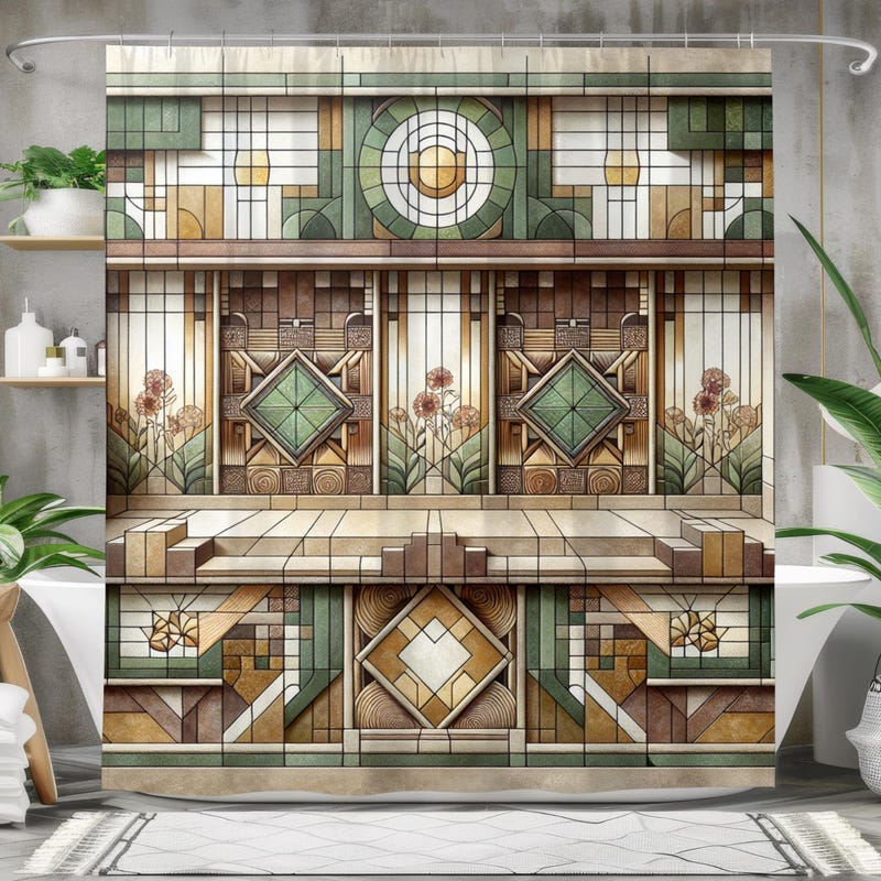 Craftsman Curtain - Etsy