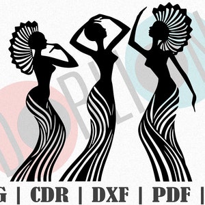 Dancing Girls Design SVG, Customize Gift Svg, Vinyl, Bundle Cut File, Svg, Pdf, Ai Printable Design Files