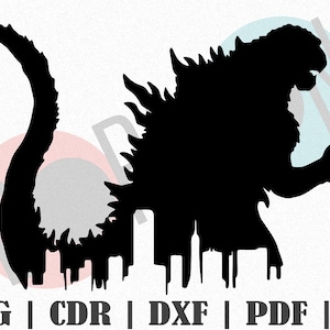 Godzilla design SVG, Customize Gift Svg, Vinyl, Bundle Cut File, Svg, Pdf, Ai Printable Design Files