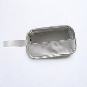 Estuche de inhalador transparente personalizado con asa / bolsa de medicamento / bolsa espaciadora de inhalador / bolsa impermeable imagen 7