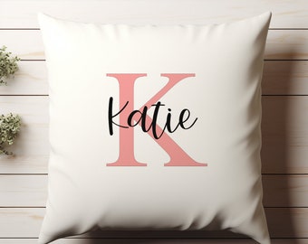 Personalised Initial Name Cushion Cover Children's Bedroom Decor