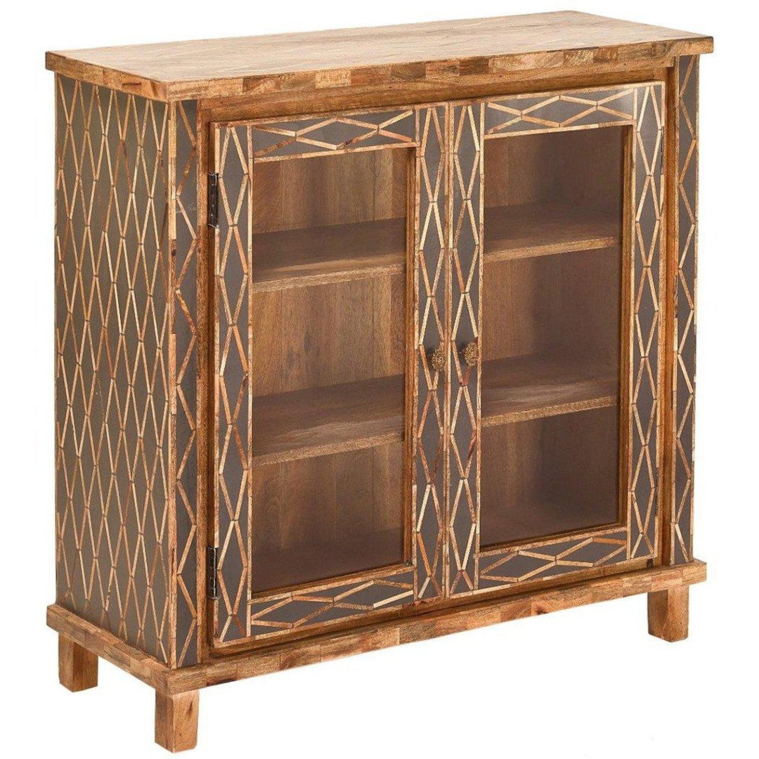 Indian Handmade Wood Inlay Sideboard Buffets Etsy