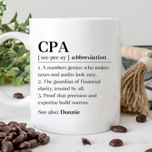 Personalized Cpa Mug, Certified Public Accountant Gift, Cpa Exam Coffee Mug, Cpa Coworker Cup, Personalized Cpa Gift, Cpa Exam Coffee Mug