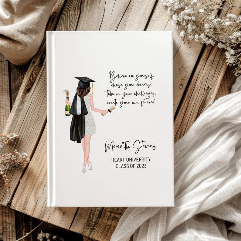 Personalized Graduation Journal, Daughter Graduation Gift, College ...