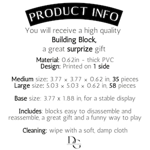 Personalized Difference Maker Definition Building Block, For Coworker Thank You Puzzle Gift, Mentor Appreciation Desk Decor, Employee Sign Bild 5