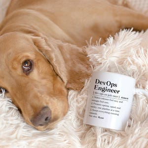 Personalized Devops Engineer Mug, Devops Definition Gift, Devops Birthday Coffee Mug, It Coworker Cup, Personalized Devops Engineer Gift afbeelding 5