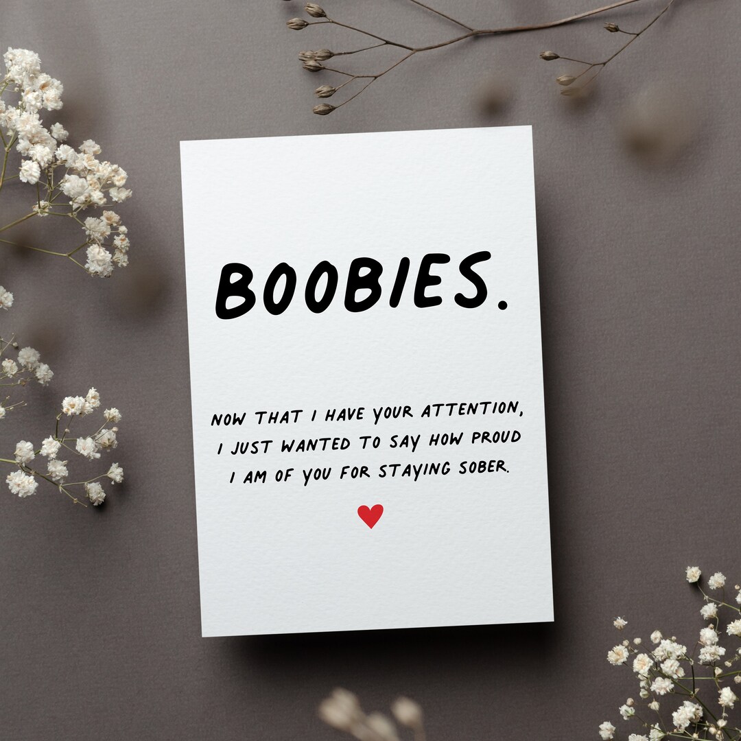Funny Sobriety Card Sobriety Gift For Men For Him Greeting Card Funny Sobriety Card Sobriety Gift For Men For Him Greeting Card