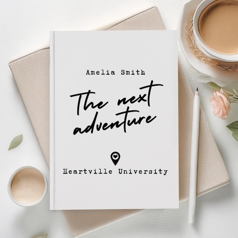 Personalized Leaving For College Journal, Next Adventure Gift, University Acceptance Hardcover Journal, Freshman Notebook, Freshman Gift image 2