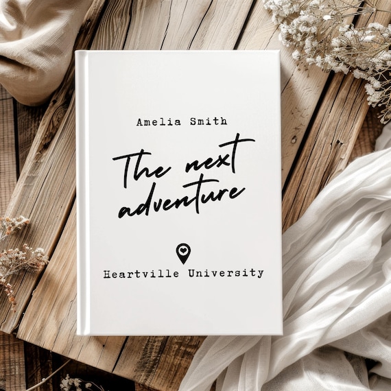 Personalized Leaving For College Journal, Next Adventure Gift, University Acceptance Hardcover Journal, Freshman Notebook, Freshman Gift
