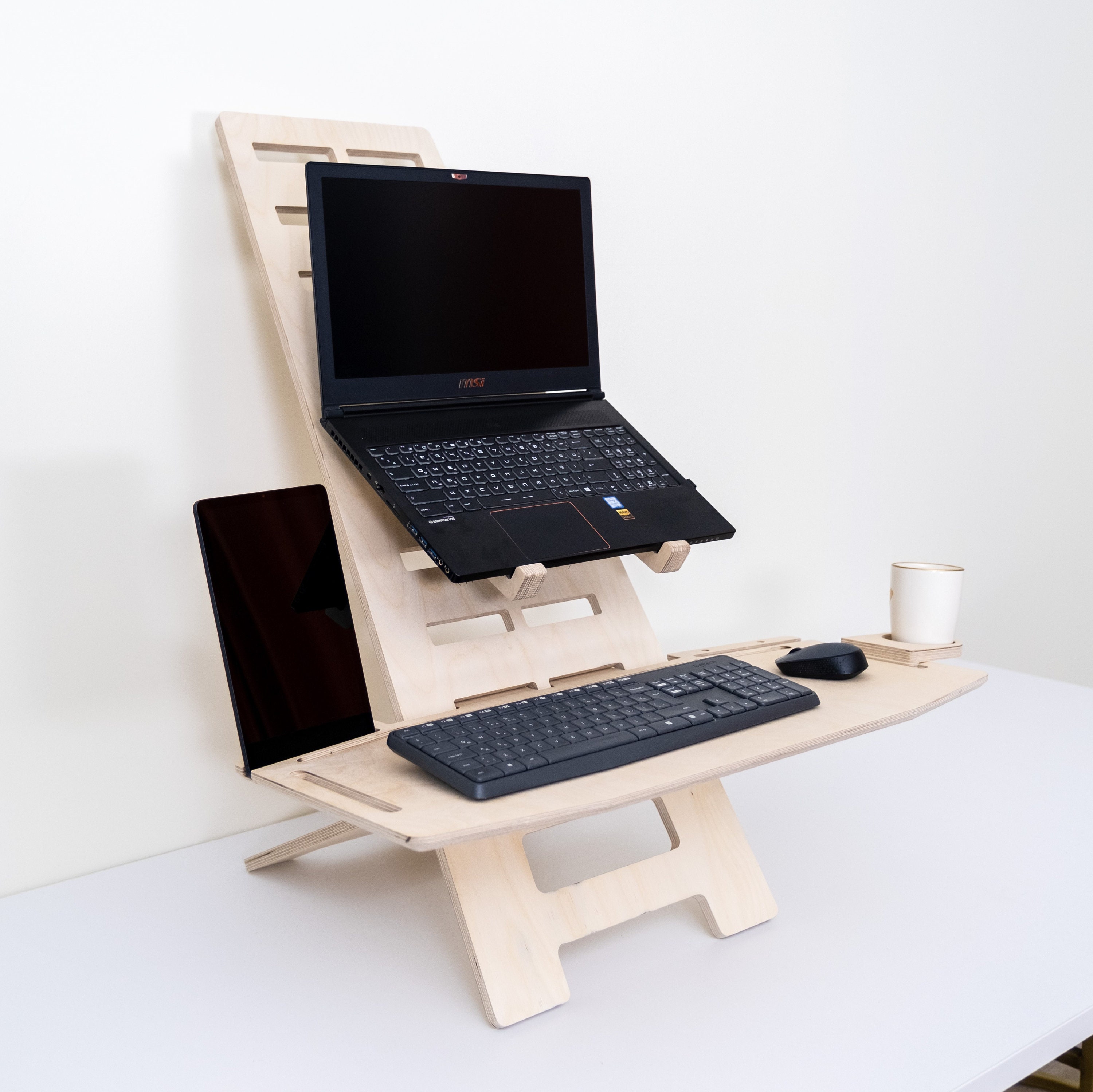 Bureau, petite table d'ordinateur, 100 x 50 x 75 cm, table de bureau, table  PC